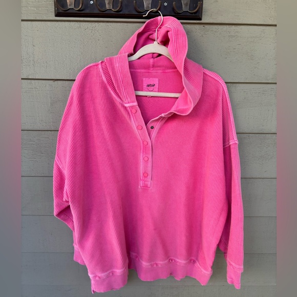 Aerie Pink Hooded Women's hooded pullover XL - Picture 1 of 4